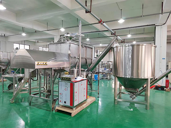 全套粉劑調味品包裝流水線解決方案,粉碎包裝一體化